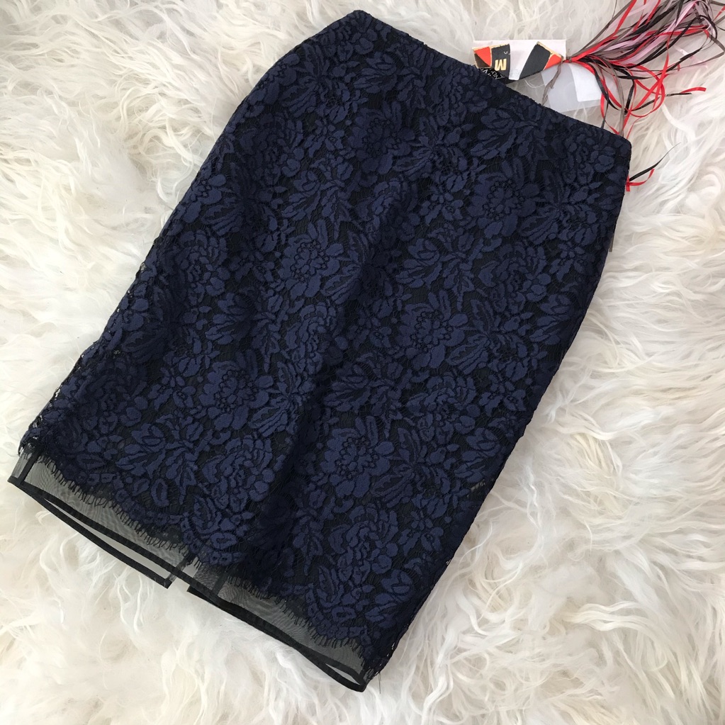 Msgm Lace Knee-Length Skirt